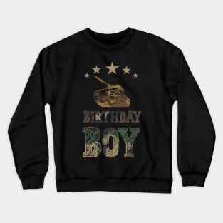 birthday army party army decorations Crewneck Sweatshirt